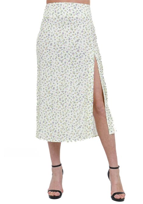 MIDI SPACCO LATERALE MAR DE MARGARITAS | Gonne | ROXANA-01550-PTTS0053GI34